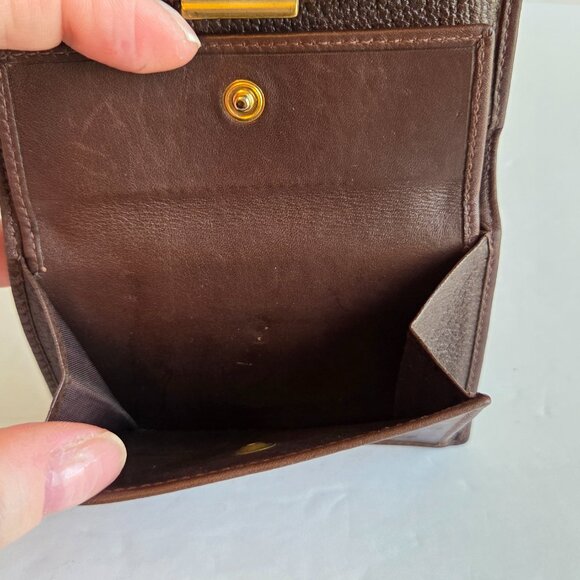 EUC & HTF Vintage Coach Bridle Collection Compact Clutch Wallet (#6497) in Mahog - Picture 8 of 12